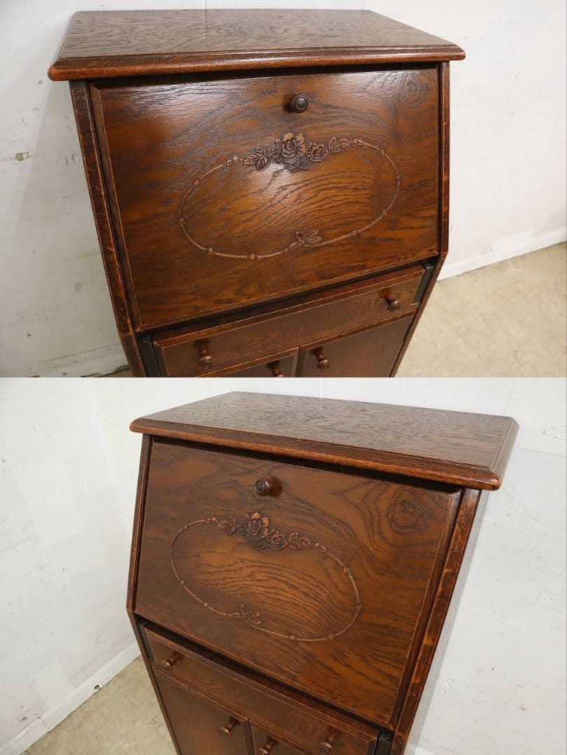 高級 三越家具【ブルージュ】ライティングビューローデスク・机・オーク材