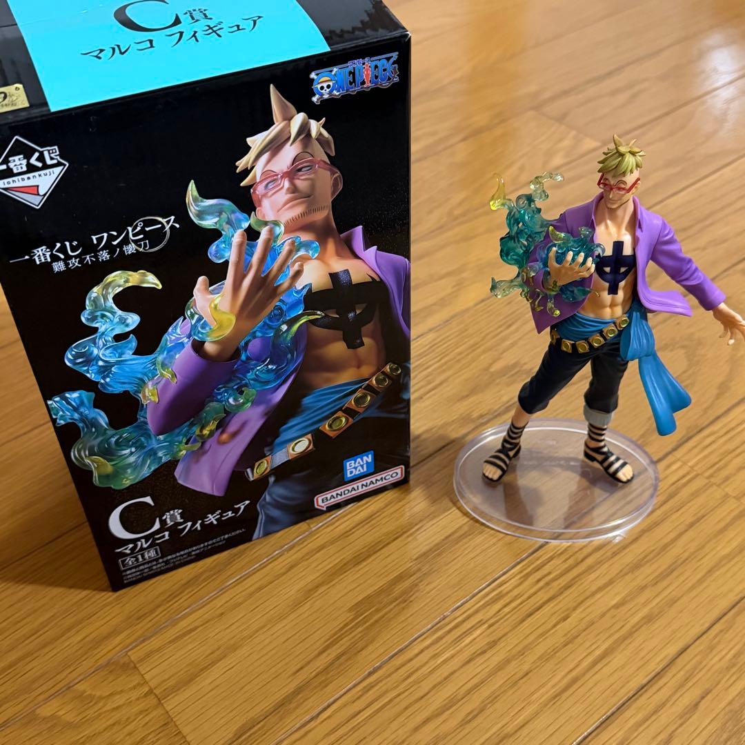 ワンピース 一番くじ C賞マルコフィギュア & B賞 ロー＆コラソン