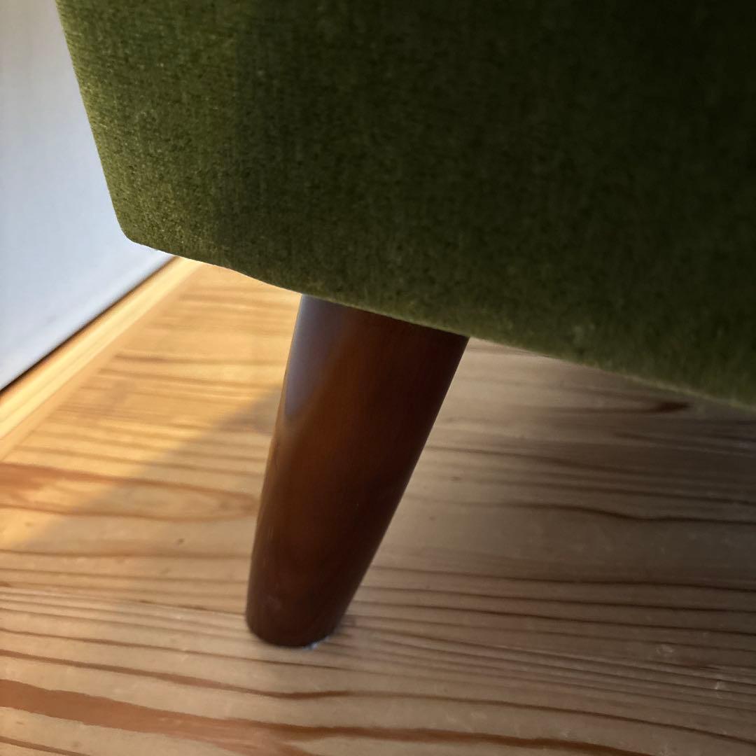 カリモク60⭐︎ロビーチェア2シーター⭐︎モケットグリーン