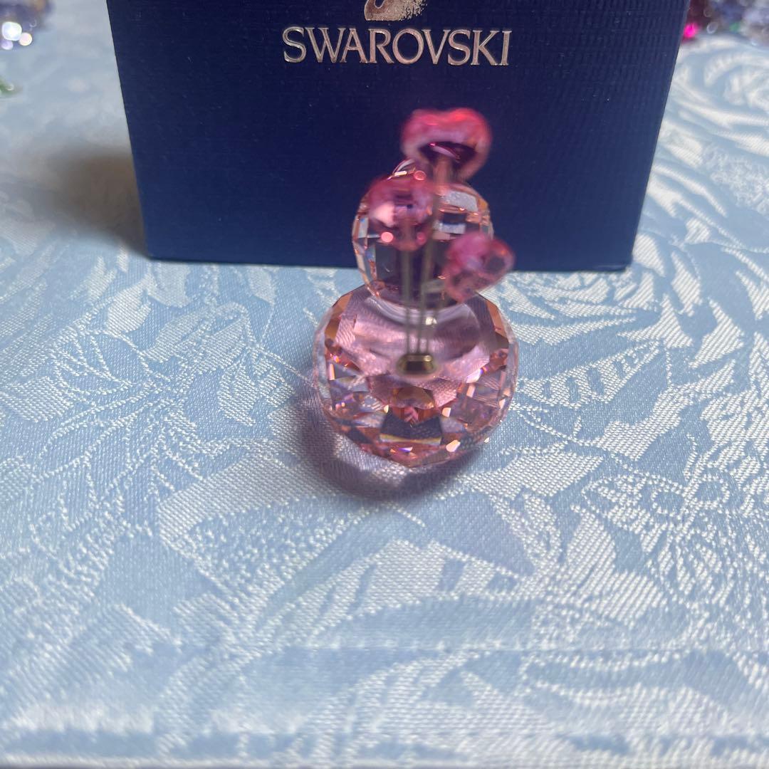 Swarovski ♡ ピンククリスタル アヒルの置物