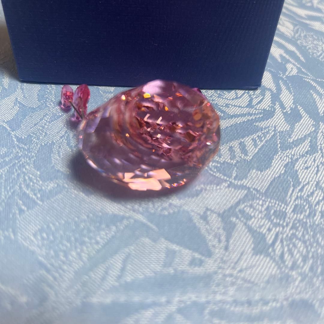 Swarovski ♡ ピンククリスタル アヒルの置物