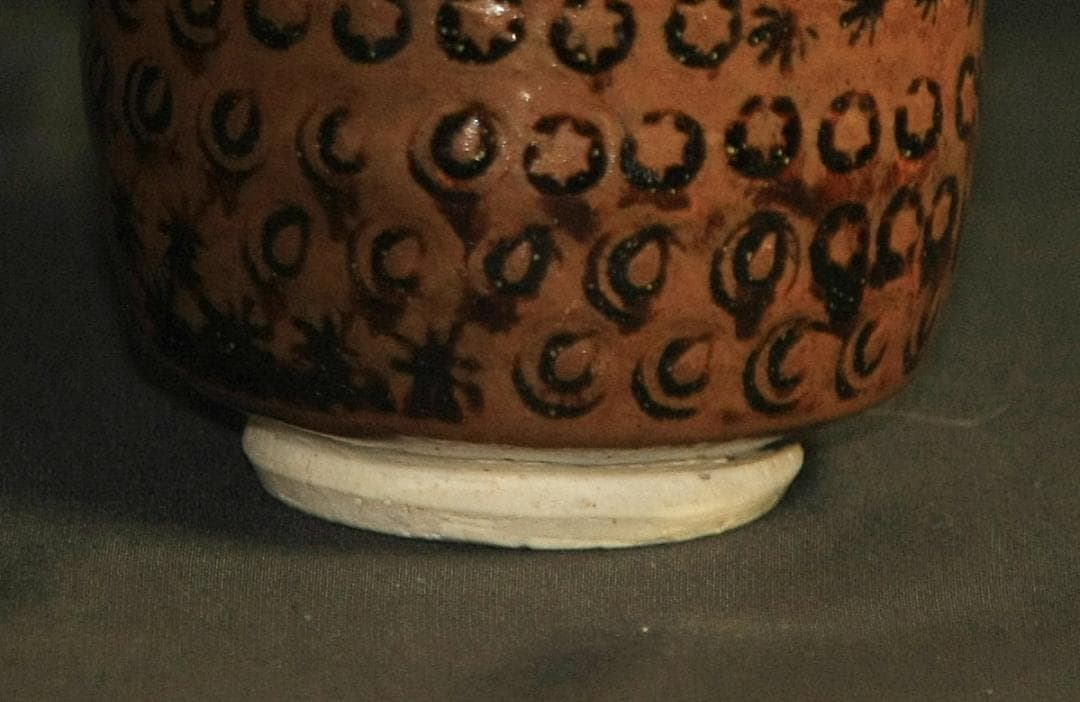 芸術院会員　大樋年郎　印華文ぐい呑　M68