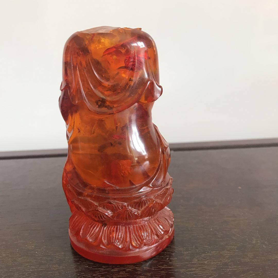 希少品　仏教美術　中国美術　骨董品　中国古玩　古美術　琥珀　難あり