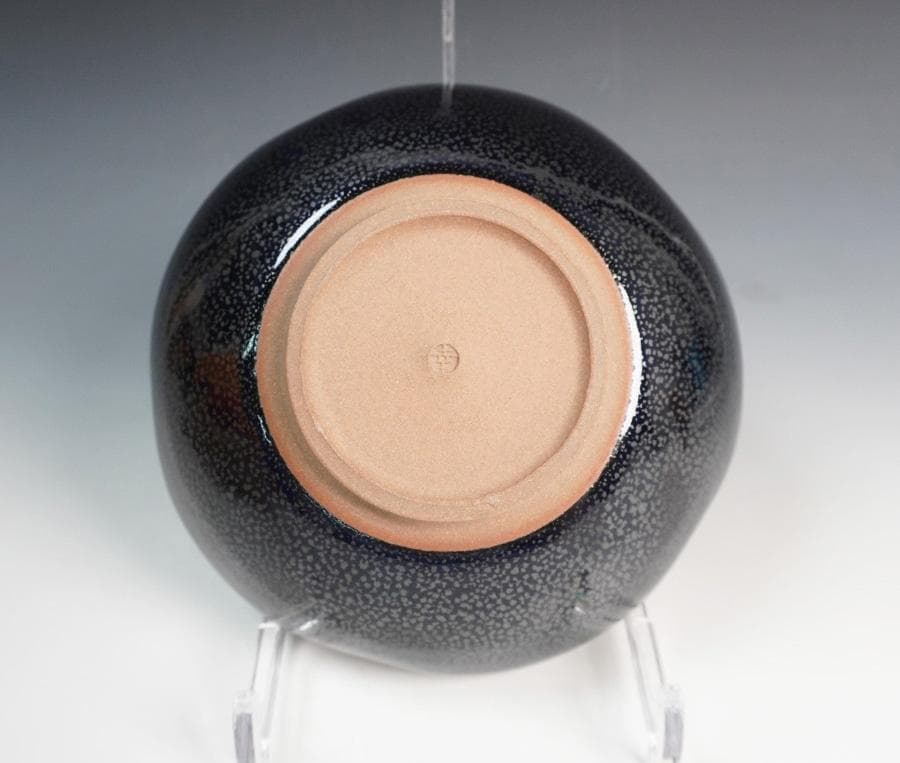 鎌田幸二 油滴輪花鉢