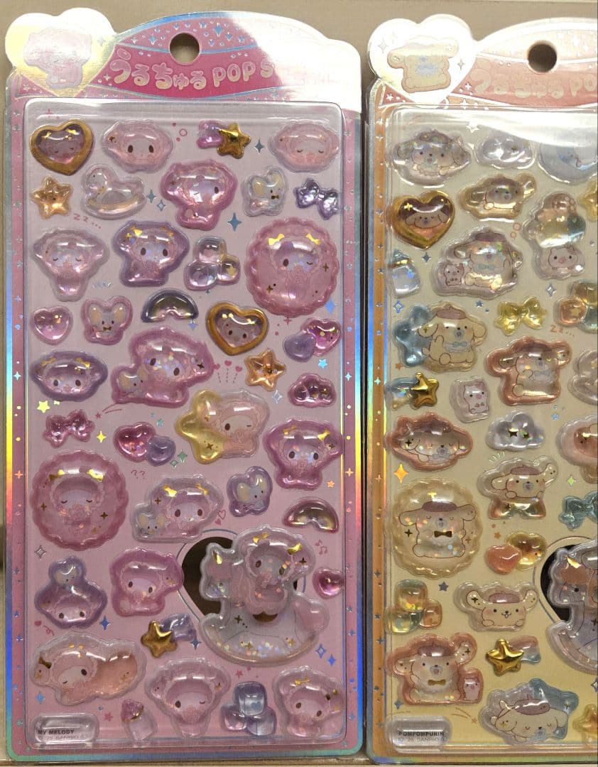 正規品　うるちゅるポップシール サンリオベビー 6枚コンプリートセット