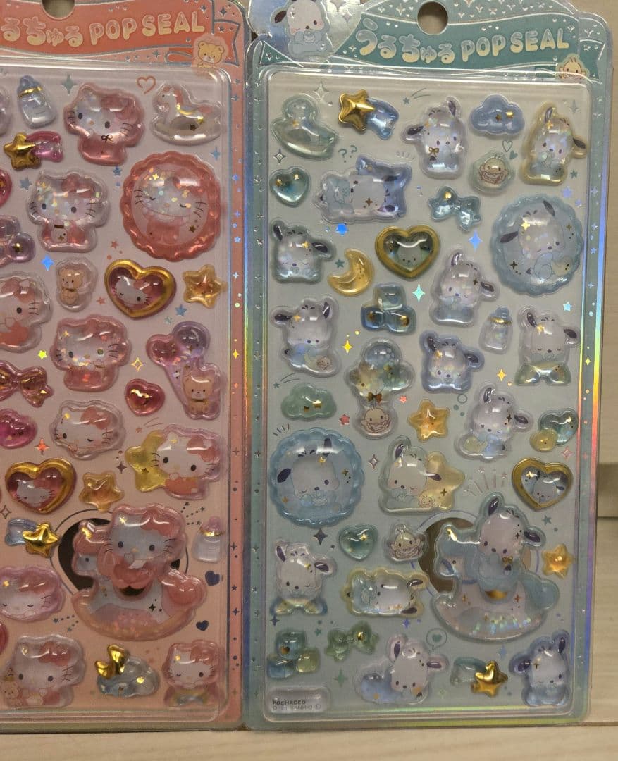 正規品　うるちゅるポップシール サンリオベビー 6枚コンプリートセット