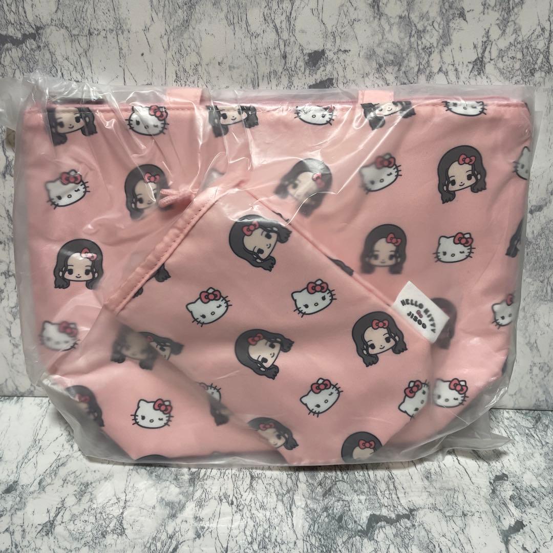 HELLO KITTY JISOO キティ　ジス　ランチバッグセット　ピンク