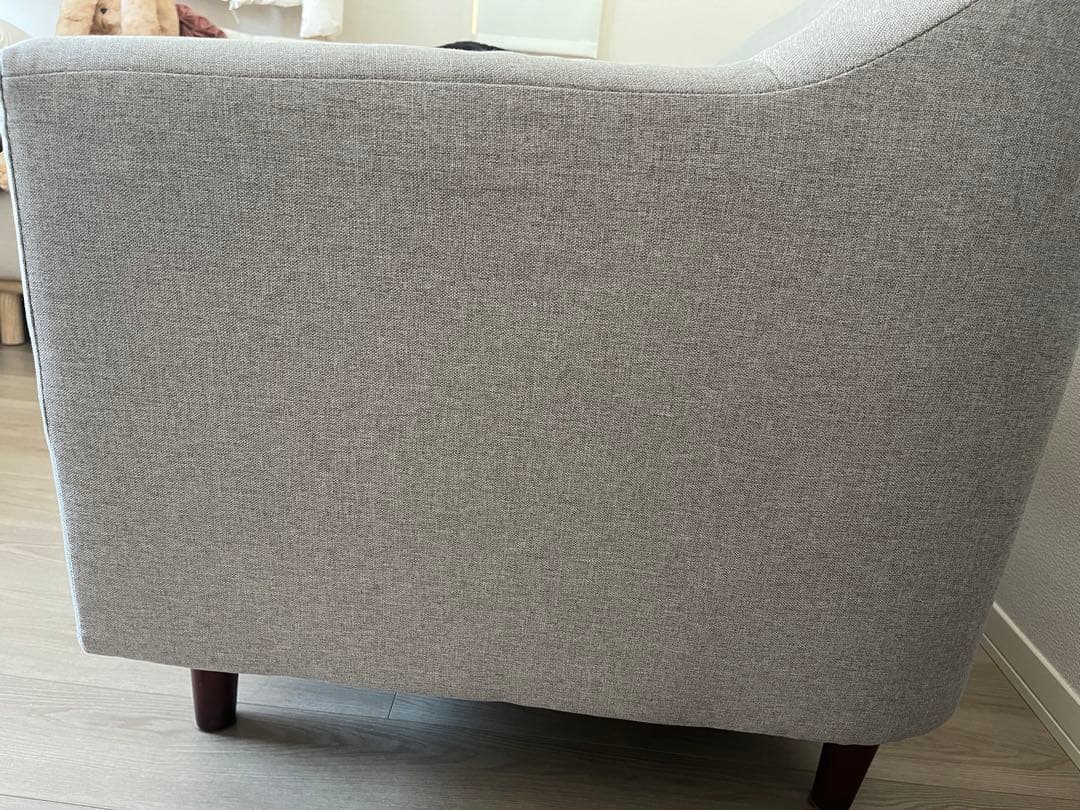 ビーカンパニー B-COMPANY Rソファ チャコール　2人掛け