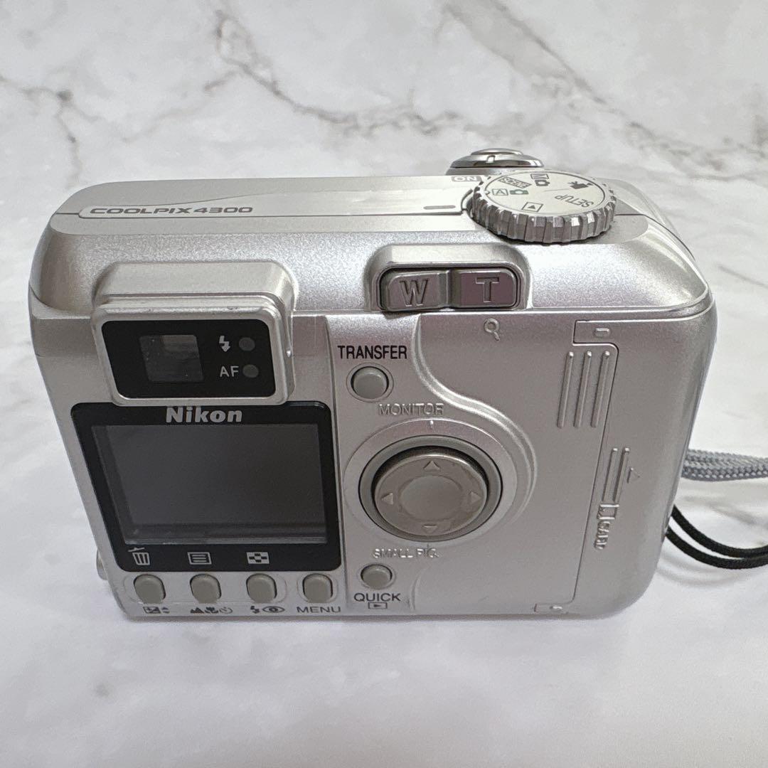 【動作確認済】ニコンCOOLPIX4300 デジタルカメラ オールドコンデジ