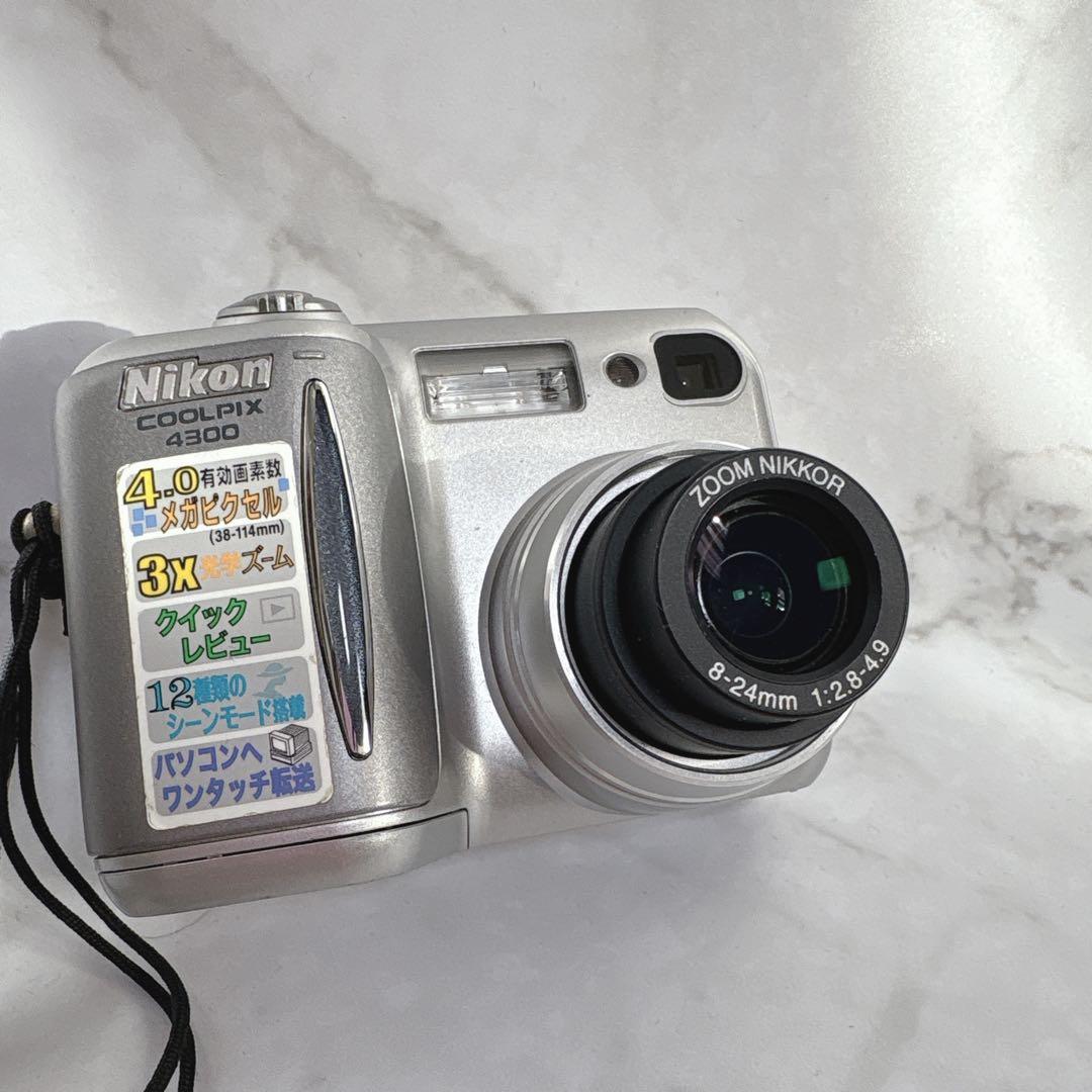 【動作確認済】ニコンCOOLPIX4300 デジタルカメラ オールドコンデジ