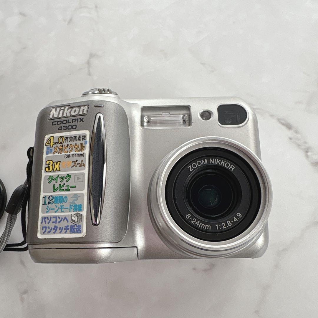 【動作確認済】ニコンCOOLPIX4300 デジタルカメラ オールドコンデジ