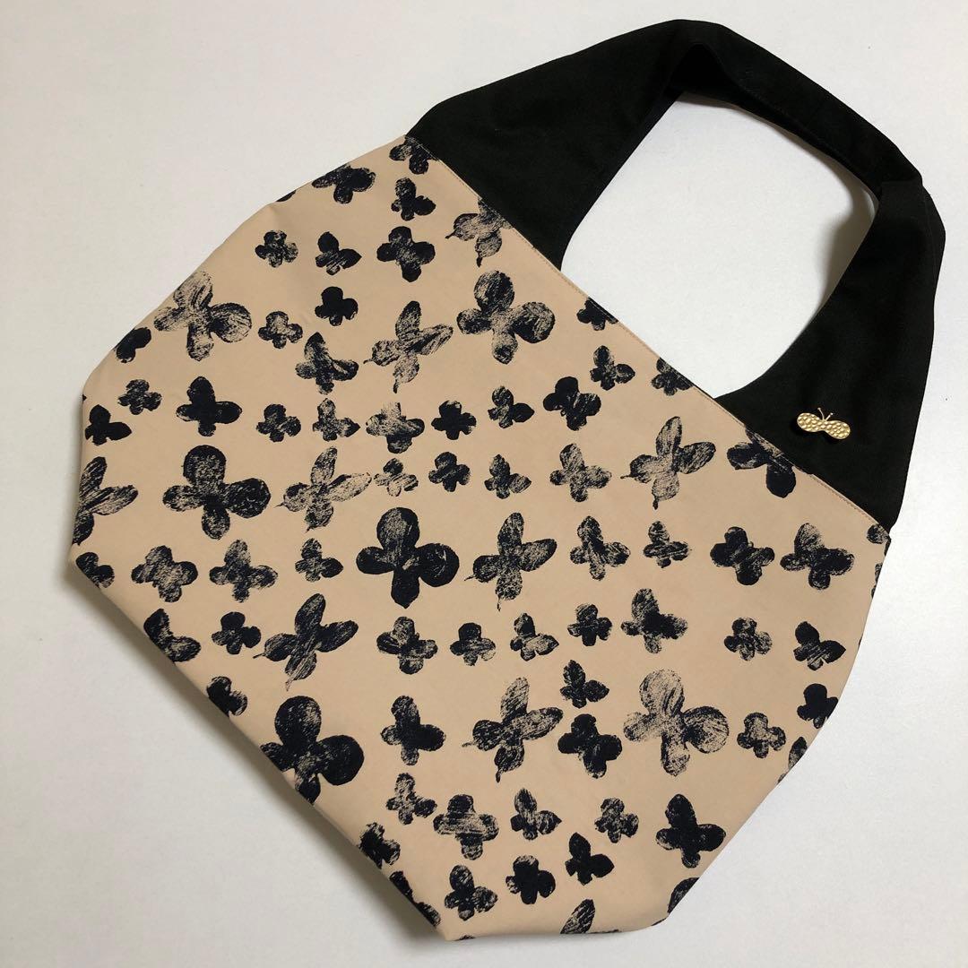 グランドトート&ブローチ♡ミナペルホネン 《メモリア＊ベージュ》