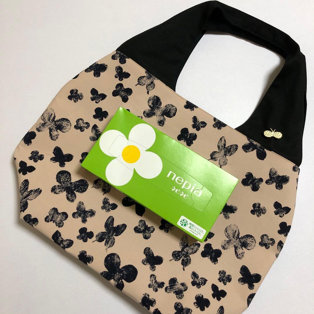 グランドトート&ブローチ♡ミナペルホネン 《メモリア＊ベージュ》