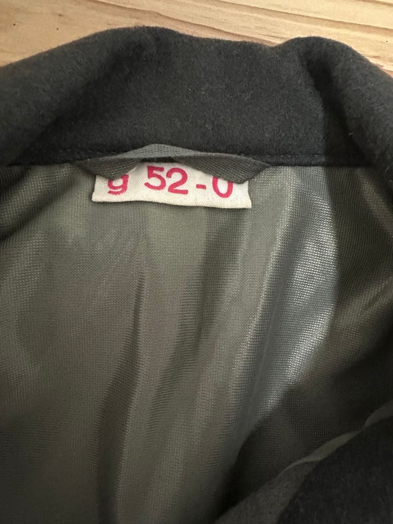 旧東ドイツ軍（国家人民軍）将校用コートトラウザーセットデッドストック1977製