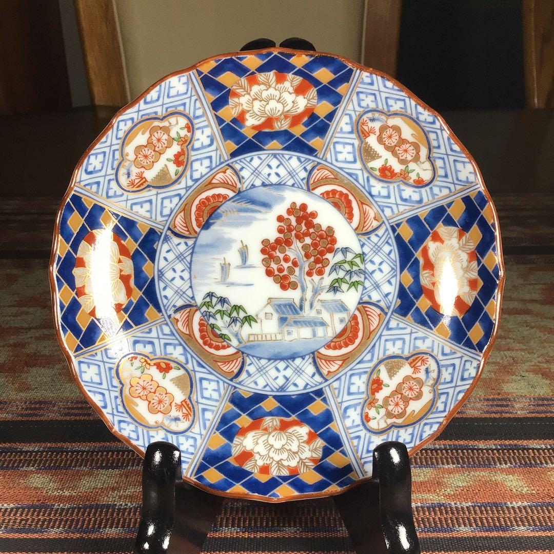 美濃焼　庫山窯　金彩　小皿　3枚