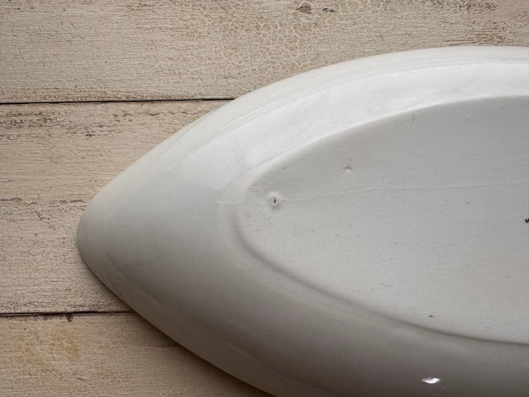 BONOX ボノックス ホワイトリーフ型大皿 6枚セット