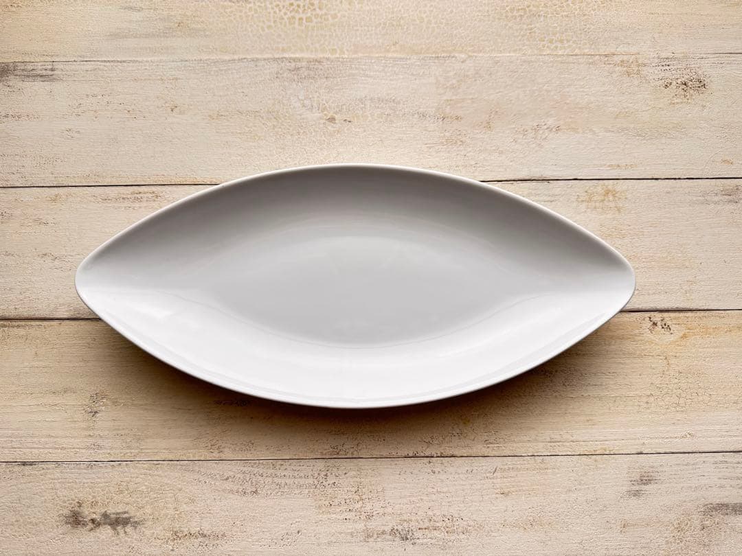 BONOX ボノックス ホワイトリーフ型大皿 6枚セット