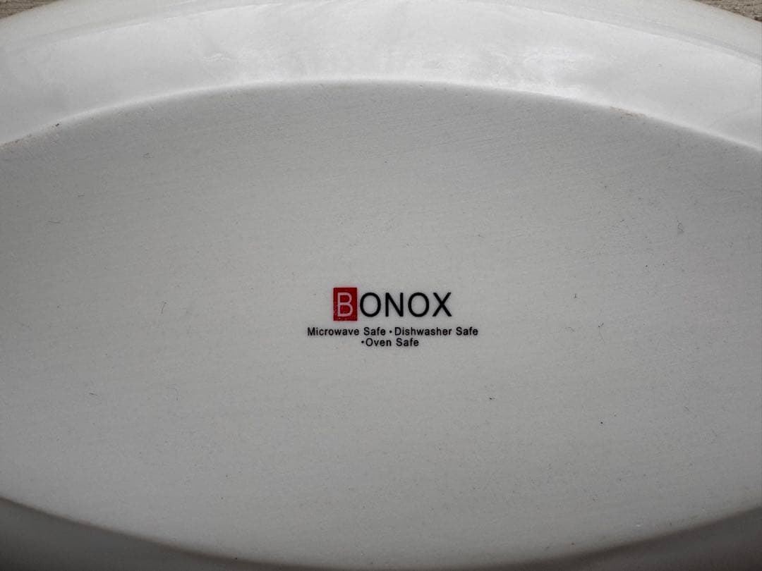 BONOX ボノックス ホワイトリーフ型大皿 6枚セット
