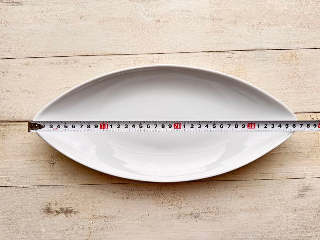 BONOX ボノックス ホワイトリーフ型大皿 6枚セット