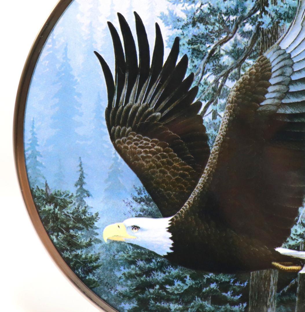 マイケル・バートレット ヴィンテージ ステンドグラス ハクトウワシ イーグル