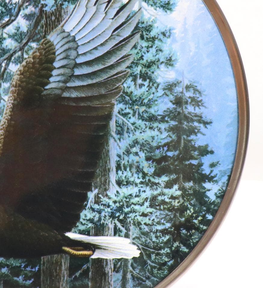 マイケル・バートレット ヴィンテージ ステンドグラス ハクトウワシ イーグル