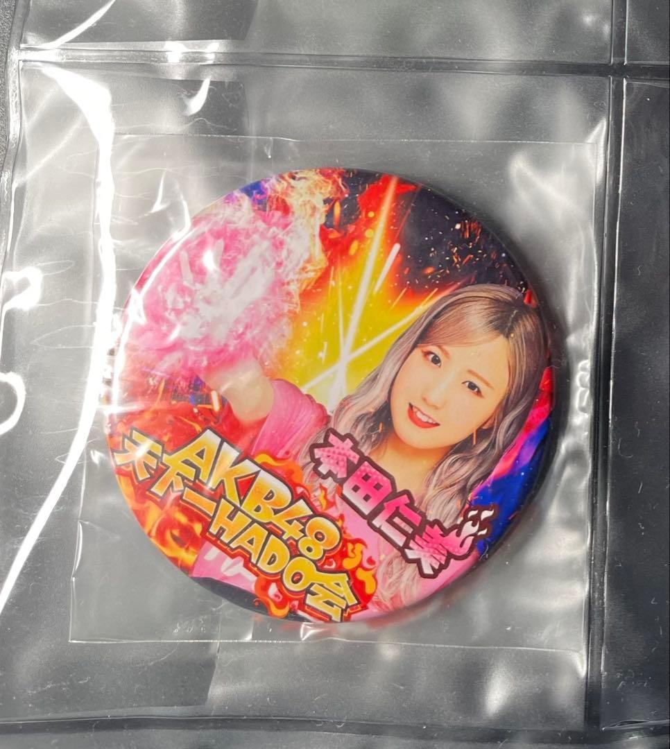 4点セット AKB48 本田仁美 アクリルスタンド 缶バッジ HADO チーム8