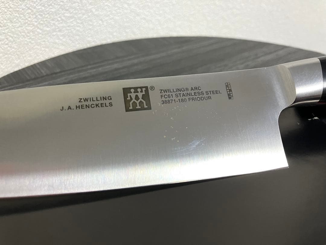 ZWILLING ツヴィリング アーク　シェフナイフ 18cm 未使用 汚れ有り