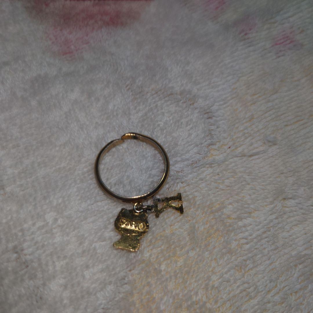 22日まで値下げハローキティケース入りフリーサイズ指輪（1970年代のもの。）