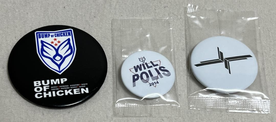 BUMP OF CHICKEN　バンプオブチキン　非売品　缶バッジ　鉛筆キャップ