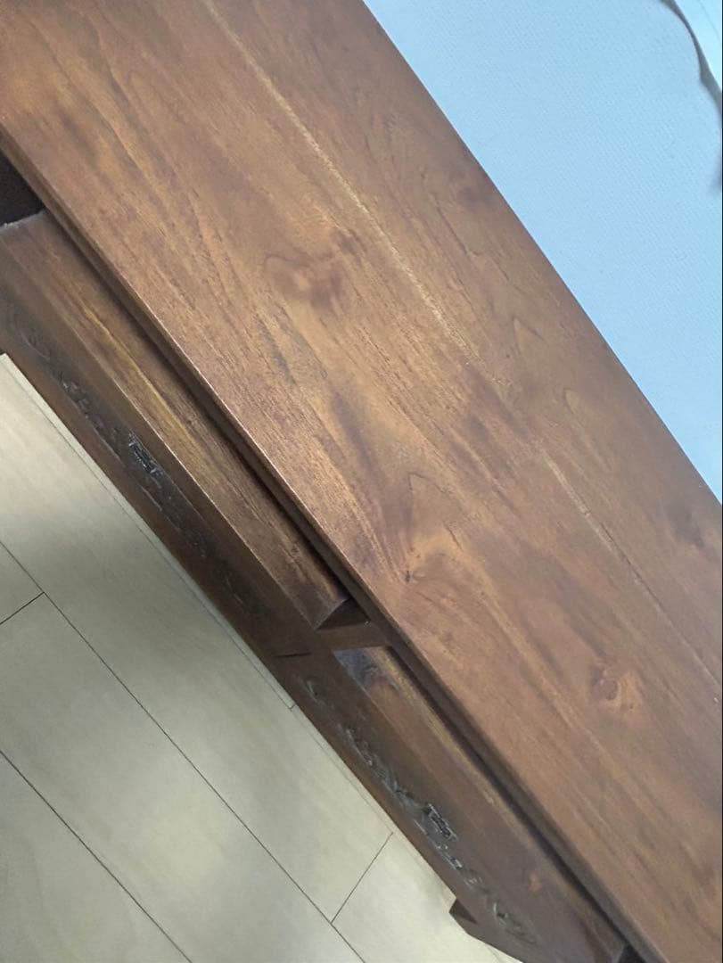 木製彫刻入りテレビ台　アジアンテイストボード　アジアン雑貨　木製テレビボード