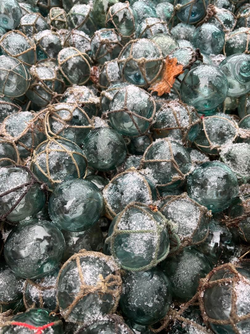 浮き玉　ガラス玉　約5〜6.5㎝❗️100個❗️