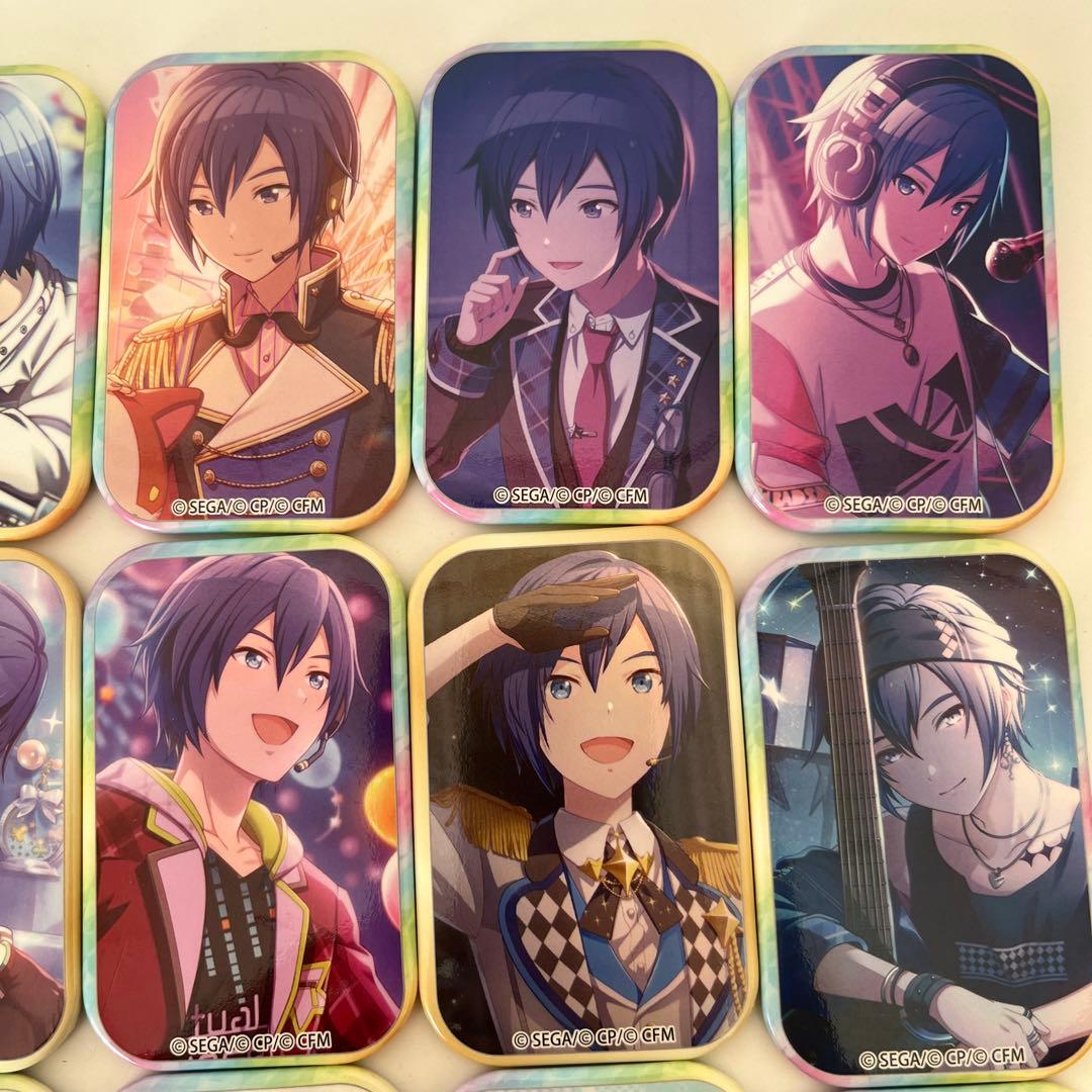 ①プロセカ　KAITO スクエア缶バッジ　カイト