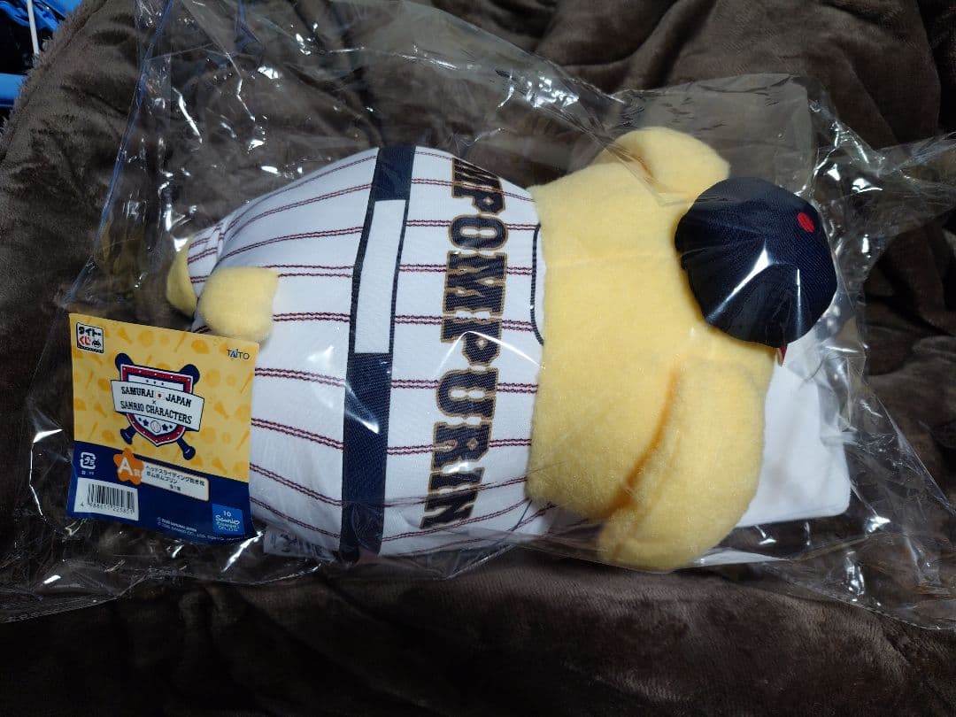 タイトーくじ　侍ジャパン×サンリオキャラクターズ　A賞ポムポムプリン