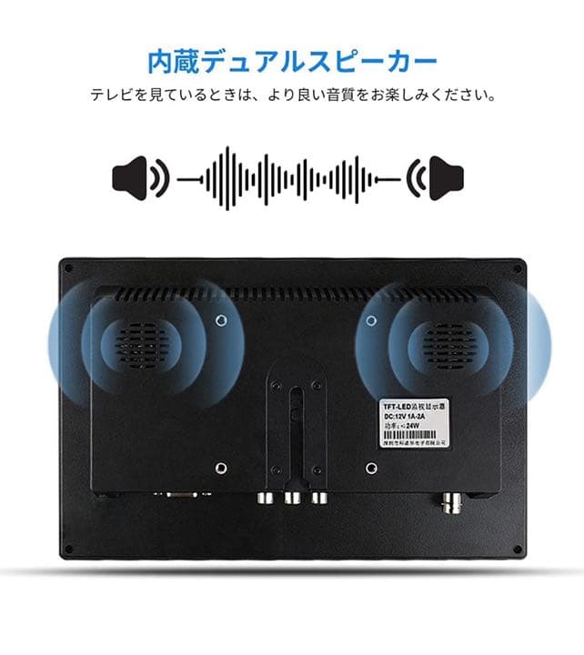 新品！10.1インチモニター液晶小型モニター1280X800 IPS 全視野