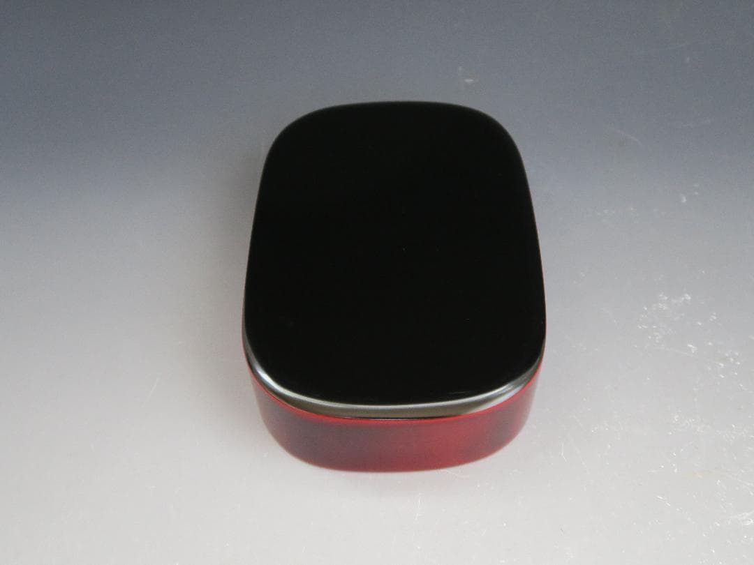 【輪島塗】曲げわっぱ弁当箱 塩徳屋漆器店 溜塗内朱塗 一客 天然木 共箱