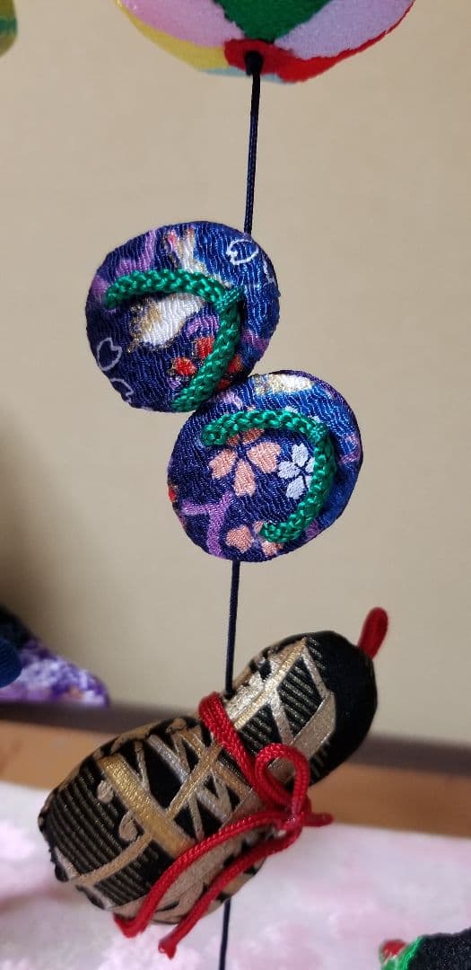 端午の節句つるし飾り(青、緑)