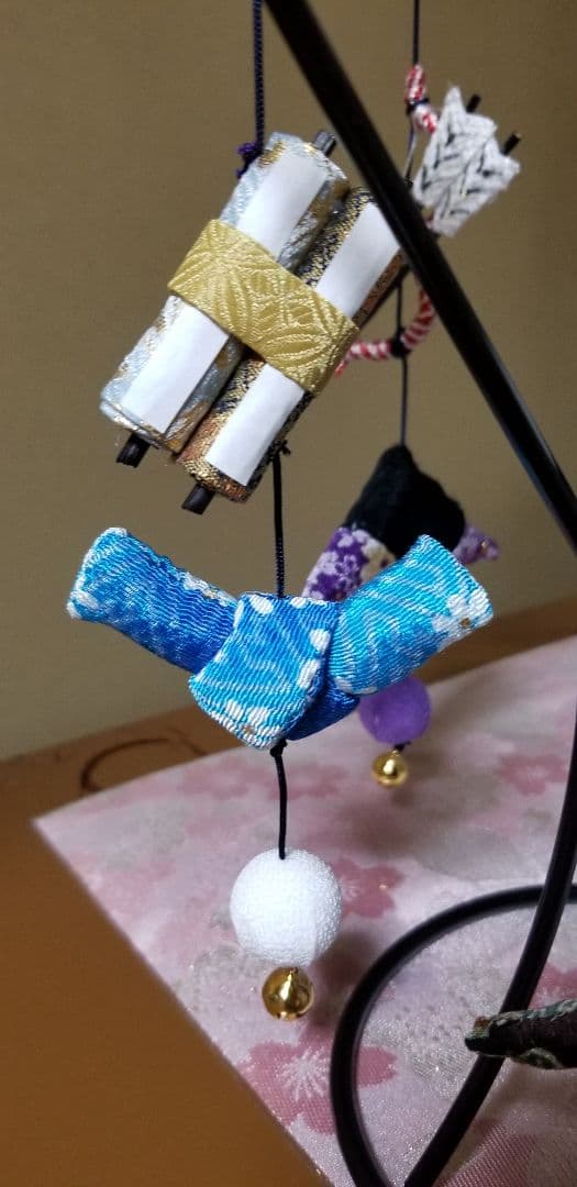 端午の節句つるし飾り(青、緑)