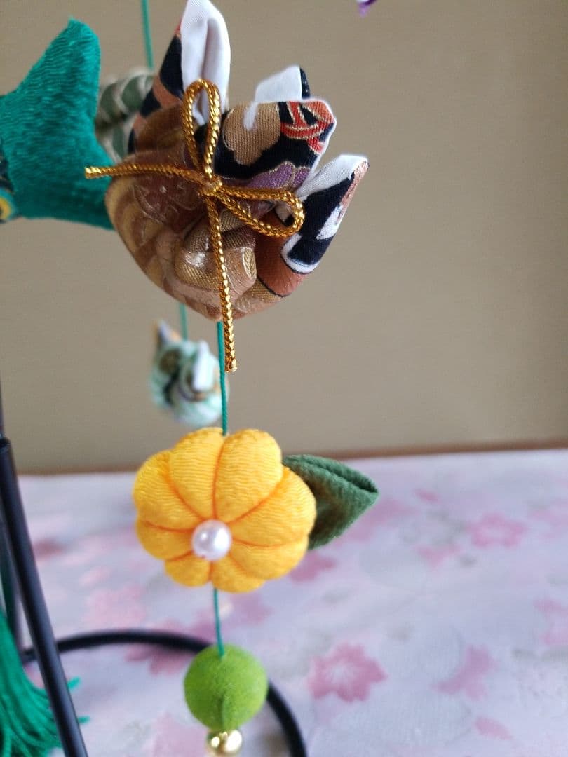 端午の節句つるし飾り(青、緑)