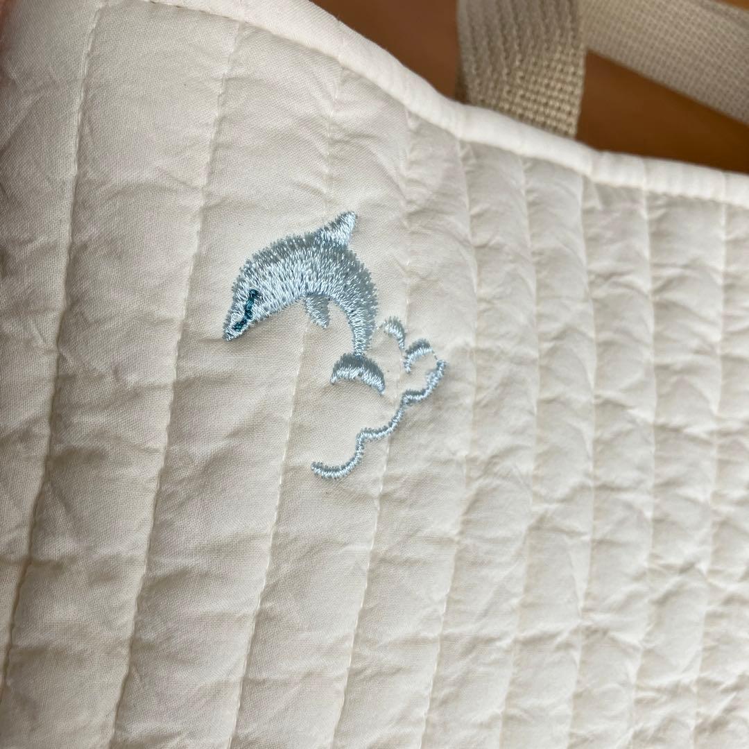 ヌビ　A4 トート　レッスンバック　イブル　イルカ　水色　ブルー　男の子　女の子