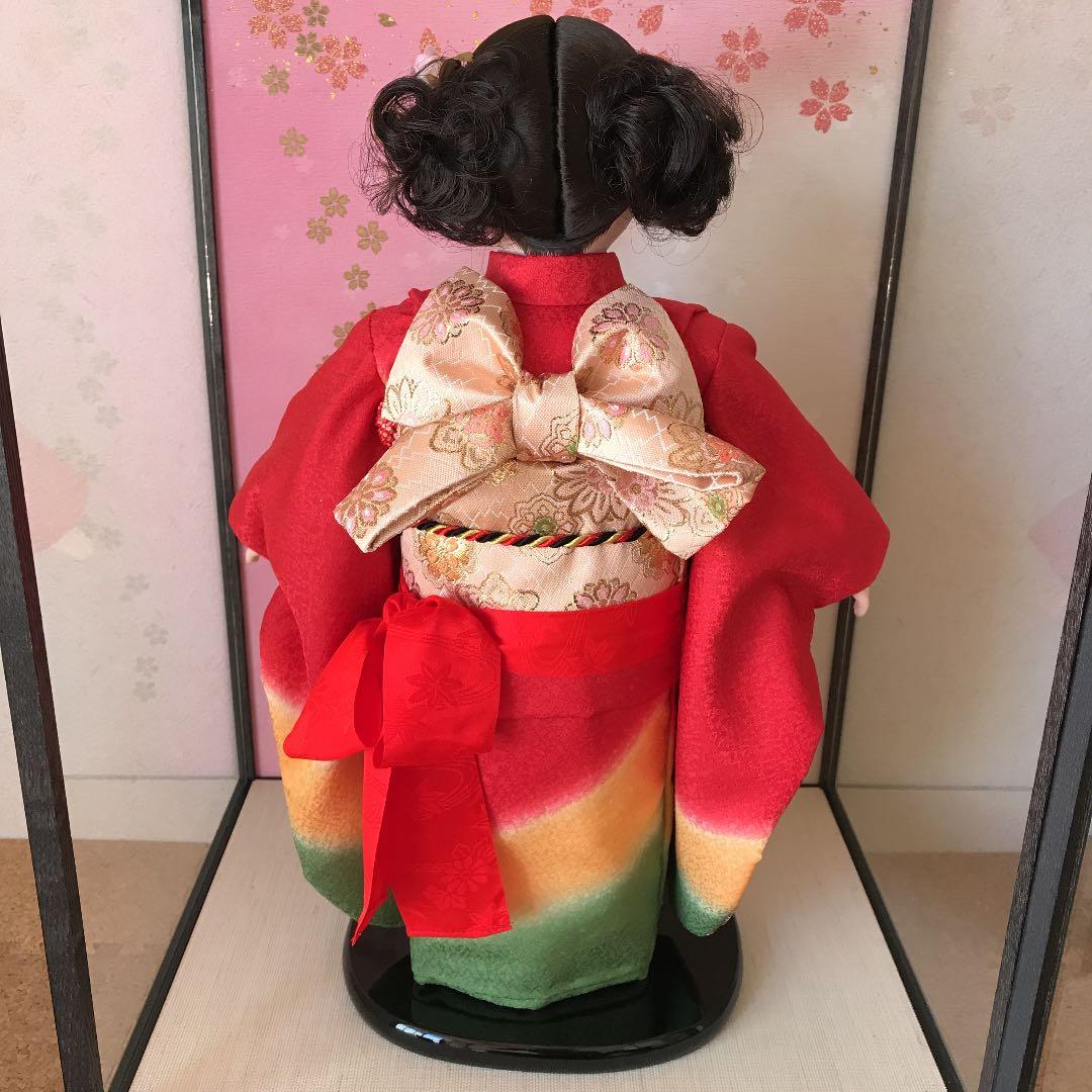 市松人形 13号（硝子ケース付）