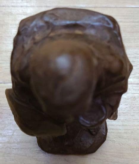 大値下げ◆良寛和尚【たくはつ良寛】滝川毘堂 作◆ネオブロンズ像◆共箱.栞.布付き