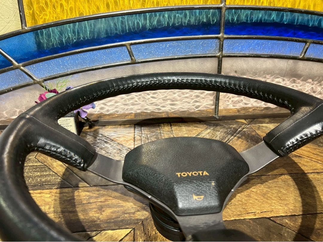 n*）様 希少 トヨタ AE86 純正 ステアリング ハンドル 昭和レトロ 当時