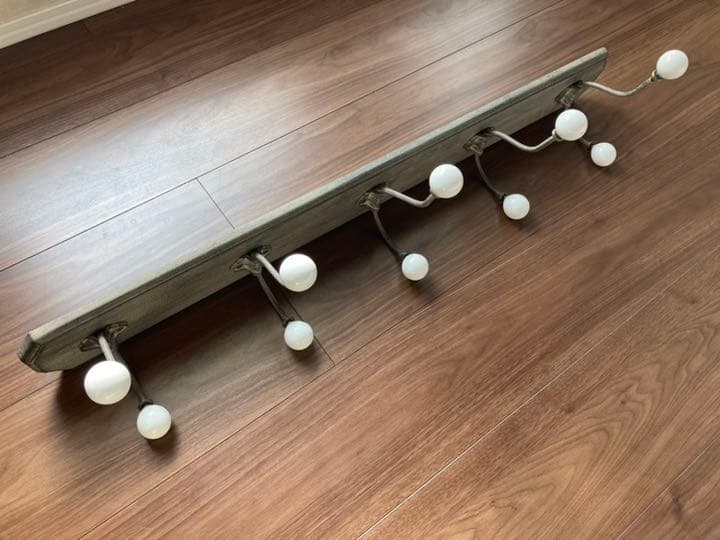 シャビー　アンティーク調　コートフック　ウォールフック