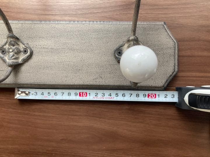 シャビー　アンティーク調　コートフック　ウォールフック