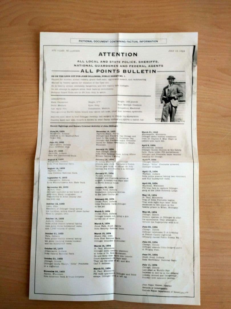 フランクリンミント　1933 フォード　デラックス　John Dillinger