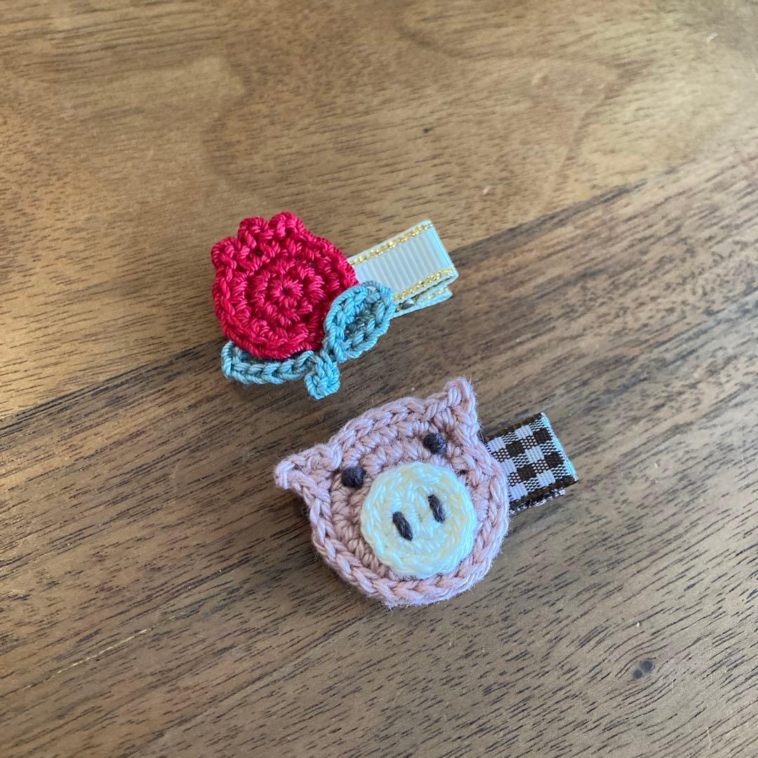 かるぱすまだむ様ご確認用☆ベビーヘアクリップ