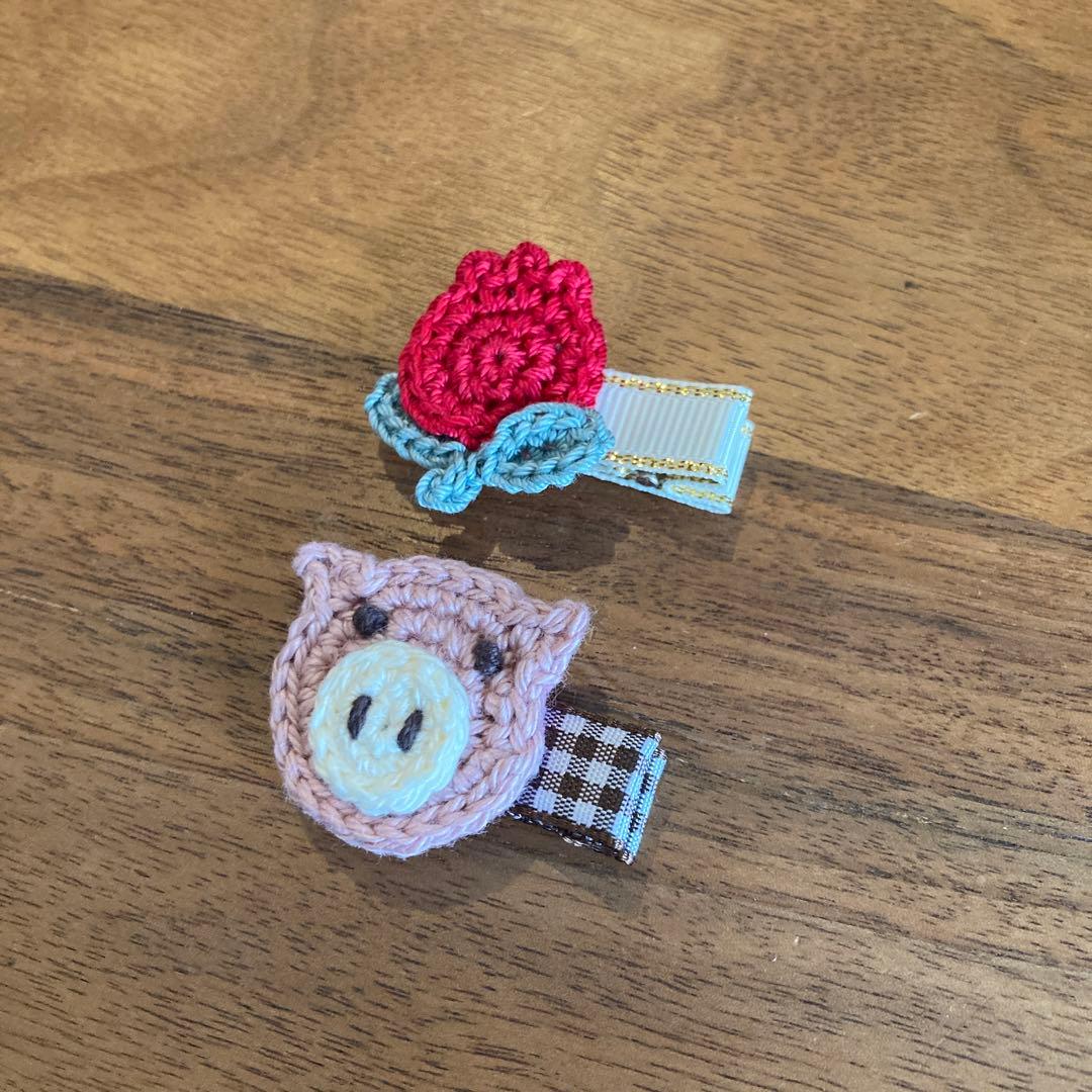 かるぱすまだむ様ご確認用☆ベビーヘアクリップ