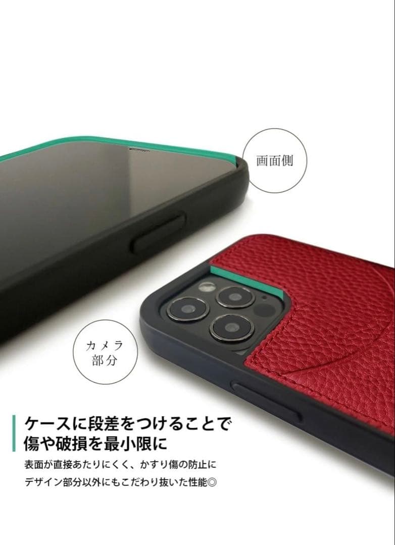 ネイビー iPhoneケース TPU・ABS素材