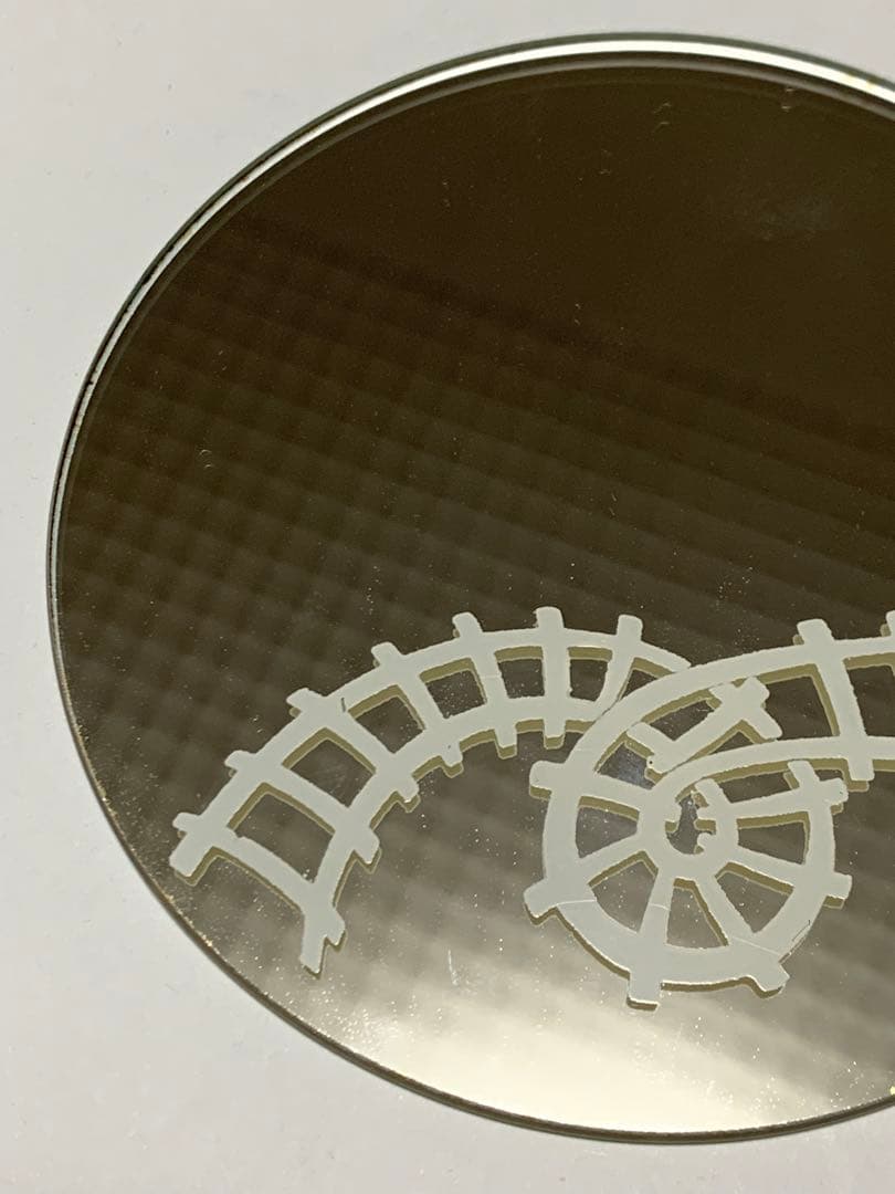 スワロフスキー製のクリスタルオブジェ「ミニトレインセット」