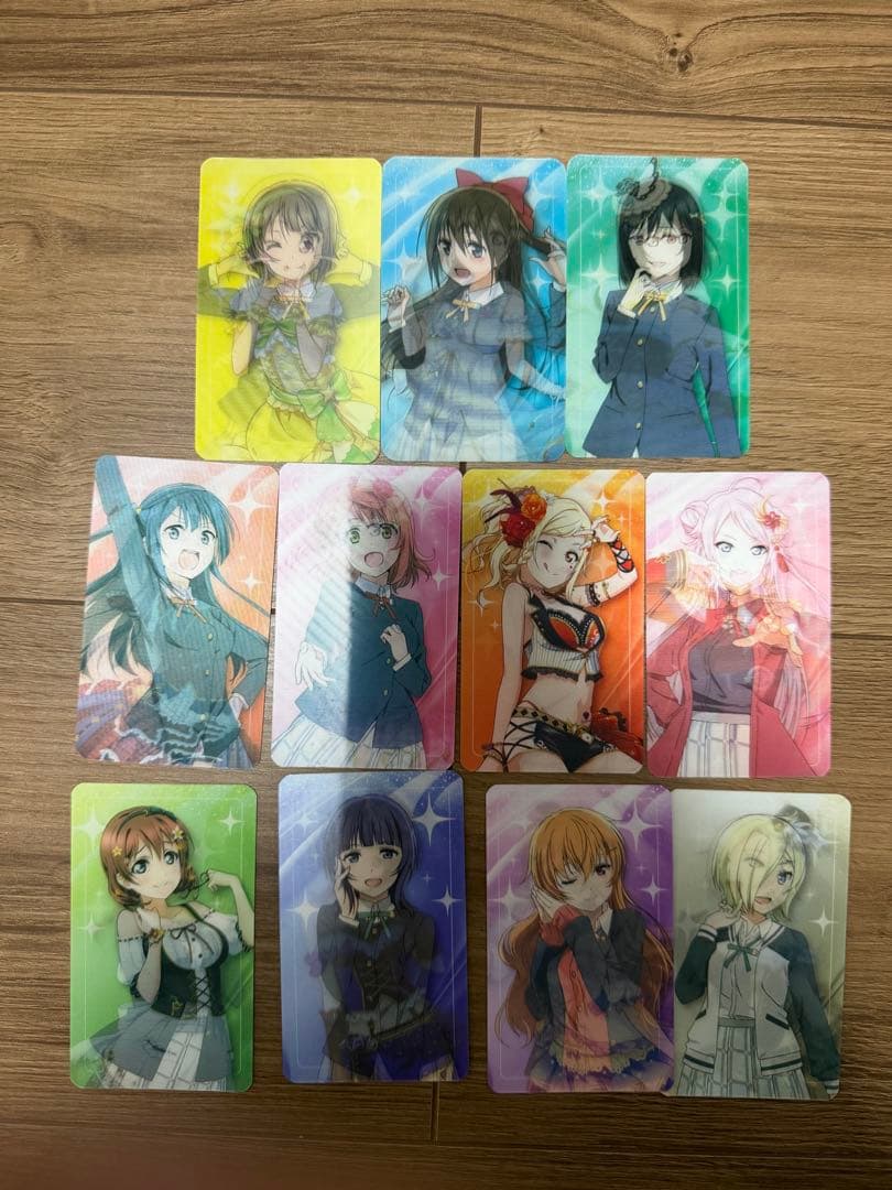 韓国 ラブライブ 虹ヶ咲学園スクールアイドル同好会 誕生日 レンチキュラーカード